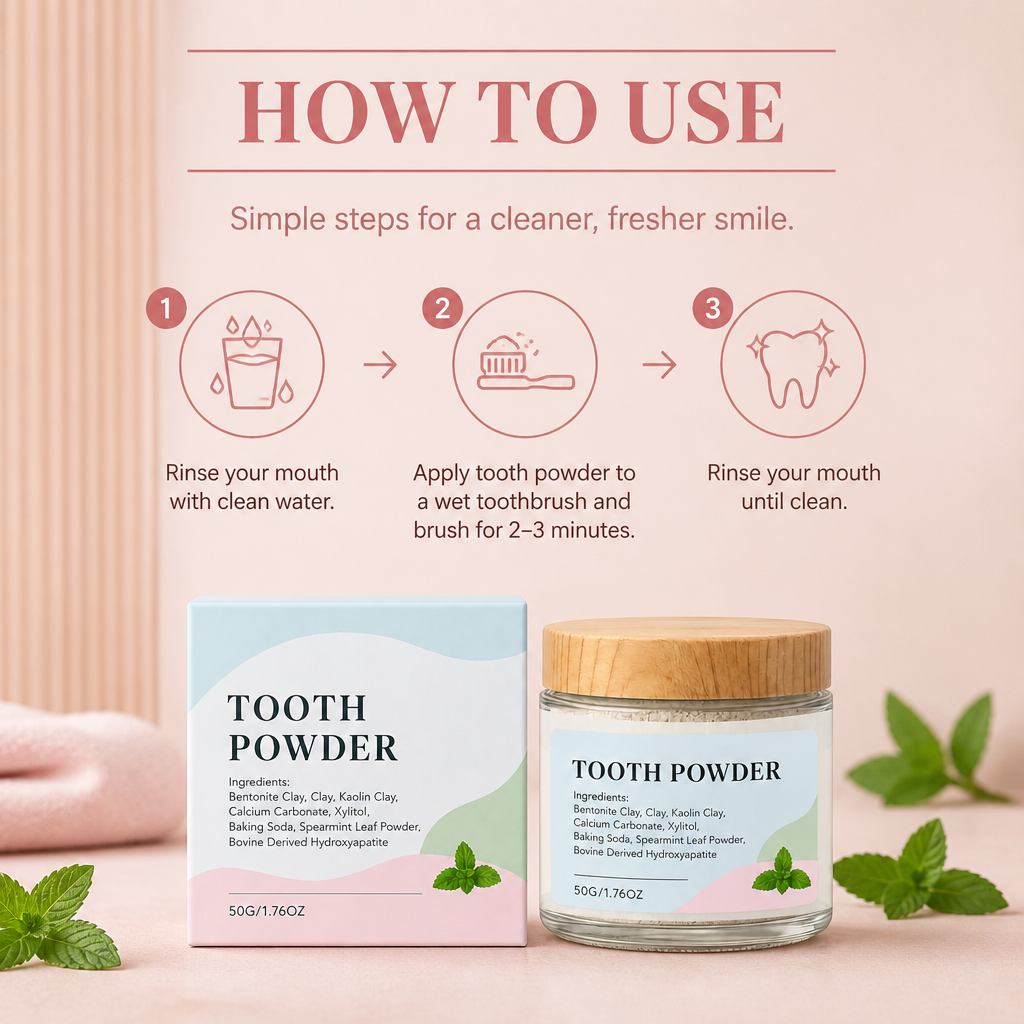 Natural Tooth Powder – Gentle Oral Care For A Fresh Smile