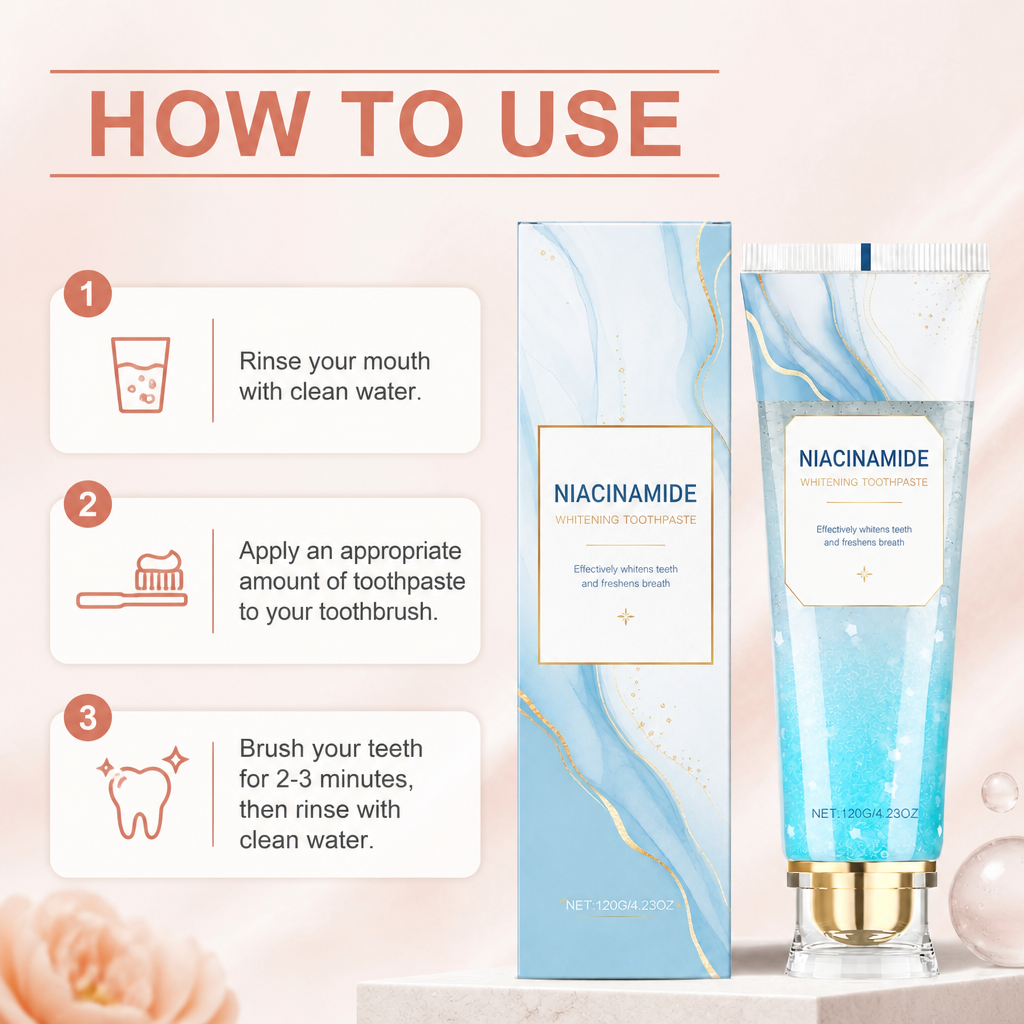 Niacinamide Whitening Toothpaste – Fresh Breath For A Brighter Smile