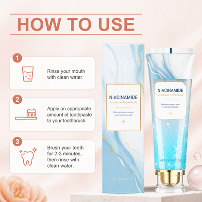 Niacinamide Whitening Toothpaste – Fresh Breath For A Brighter Smile