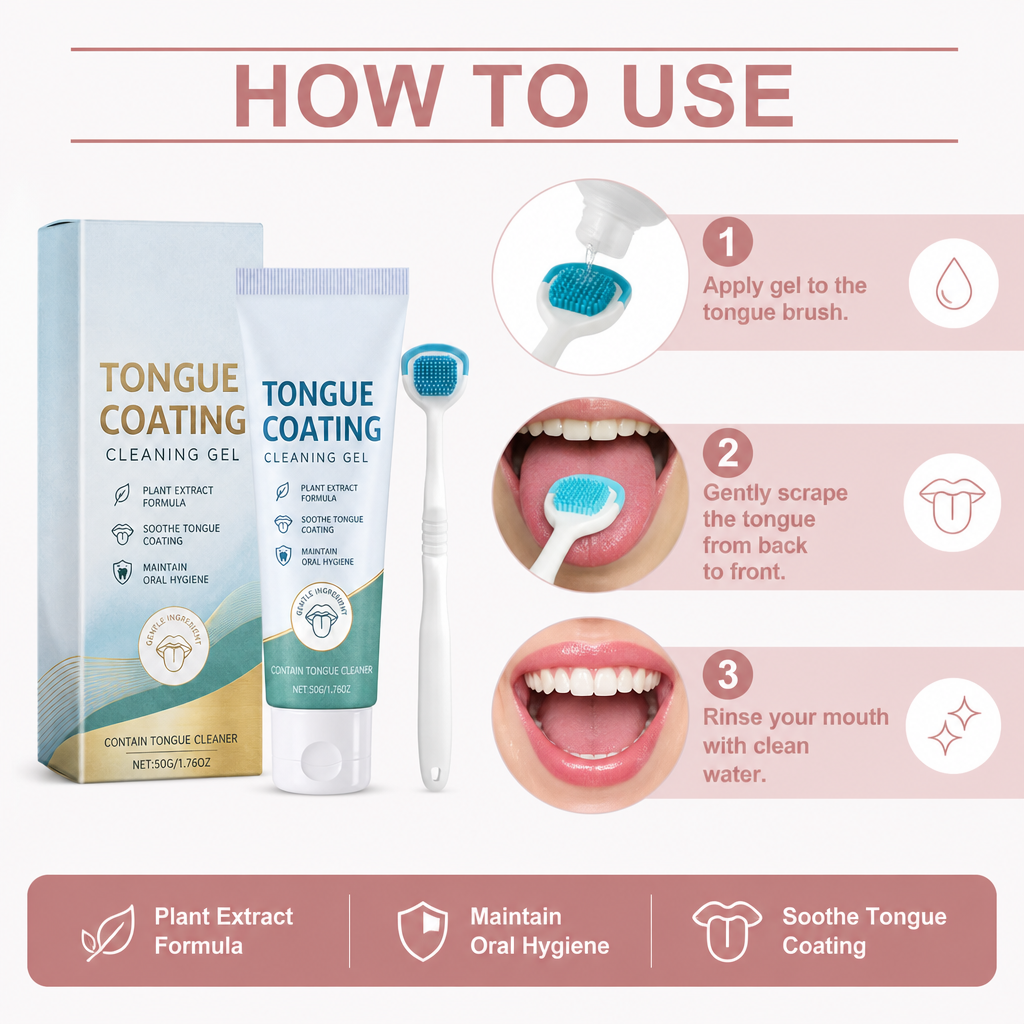 Tongue Cleaning Gel – Fresh Breath Formula For Daily Oral Care