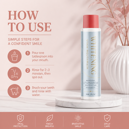Whitening Mouthwash – Fresh Breath Formula For Daily Oral Care