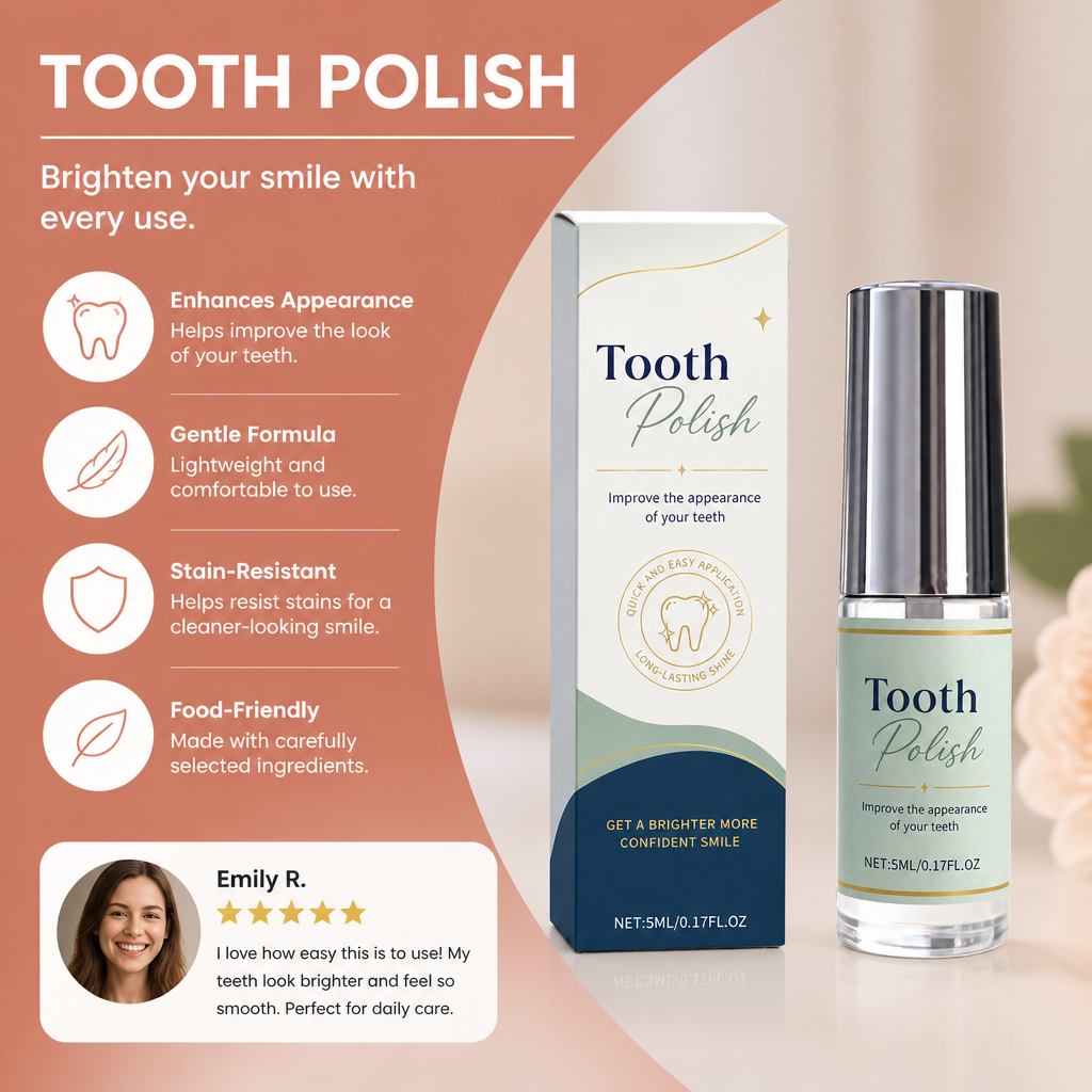 Tooth Polish Applicator – Gentle Formula For A Brighter Smile Appearance