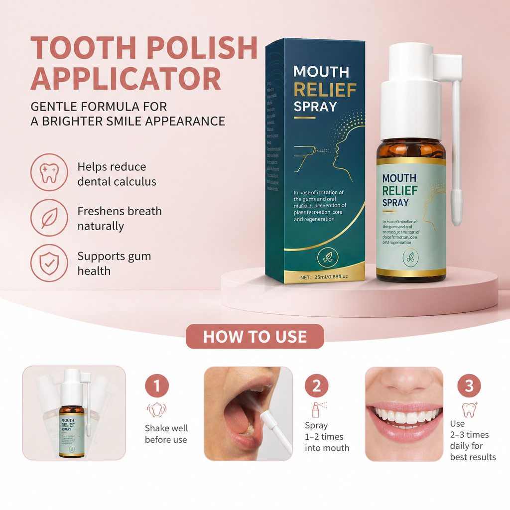 Refreshing Botanical Oral Care Spray – Fresh Breath & Clean Mouth Feel