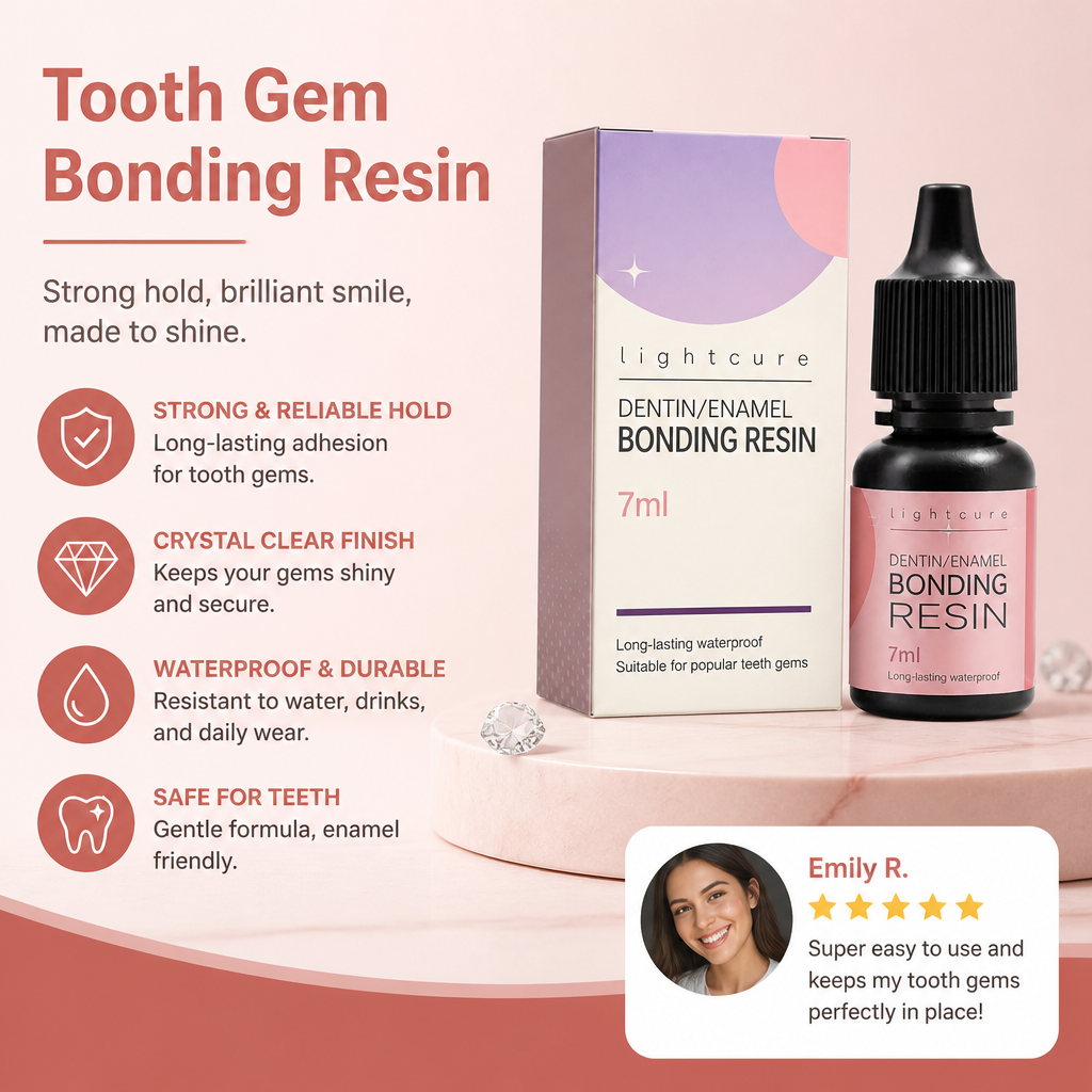 Tooth Gem Bonding Resin – Long-Lasting Adhesive For Stylish Smile Accents