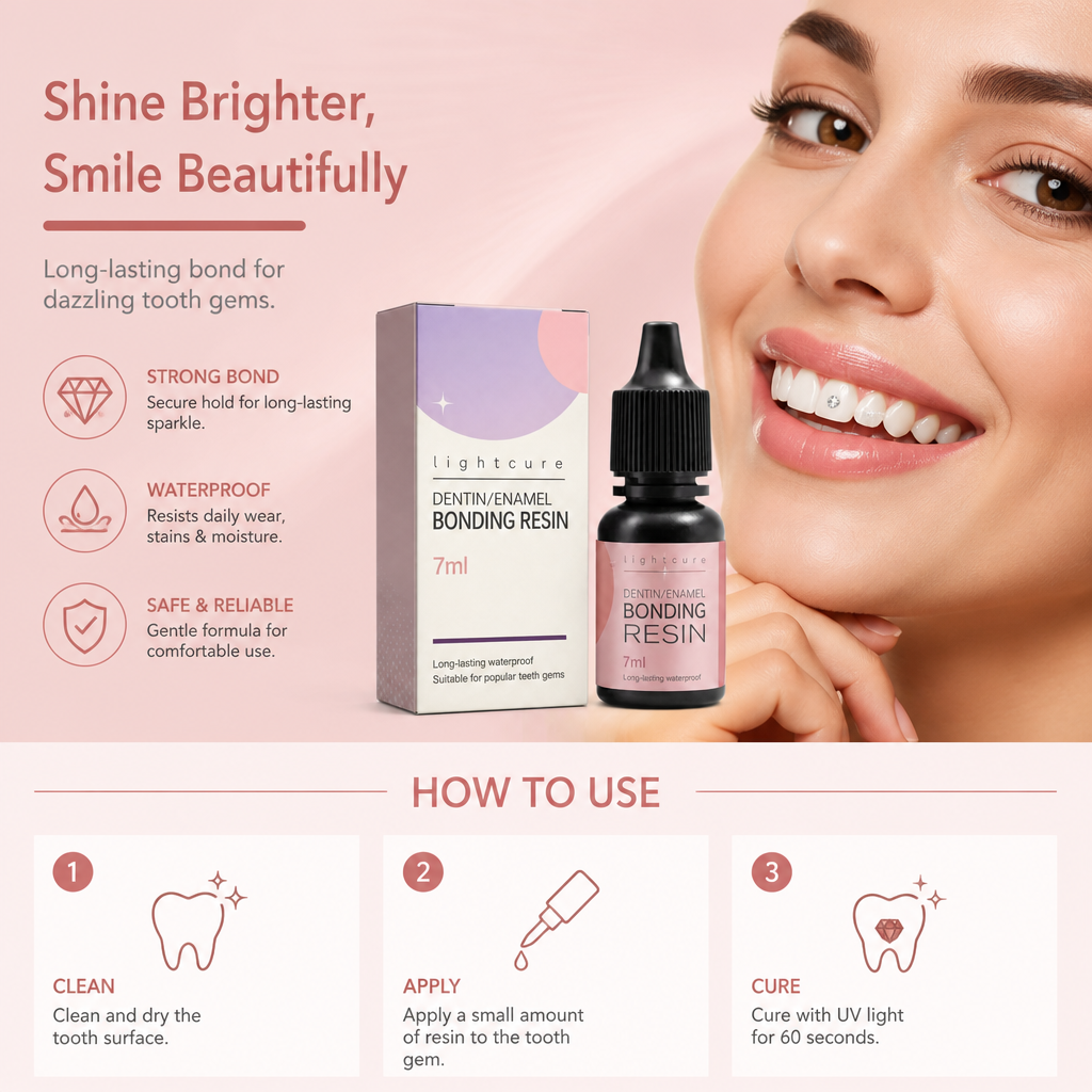 Tooth Gem Bonding Resin – Long-Lasting Adhesive For Stylish Smile Accents