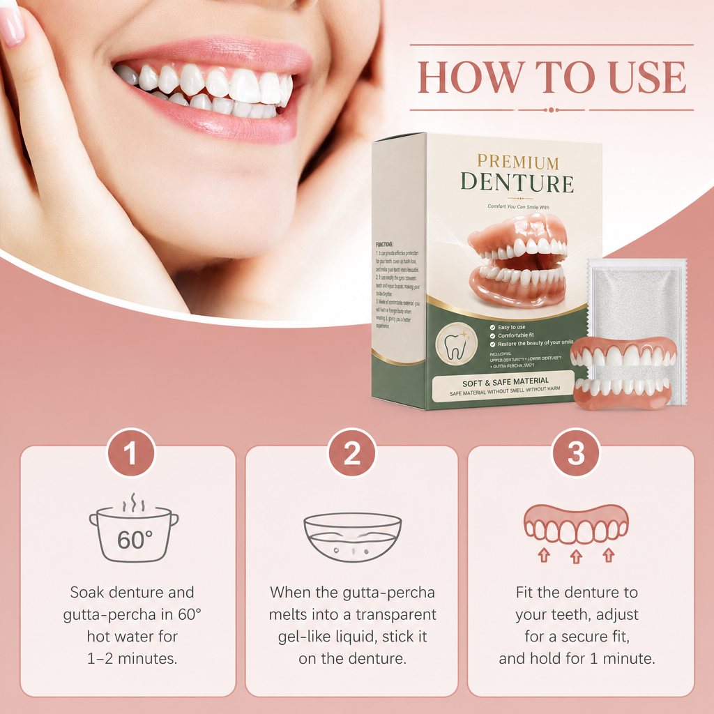 Denture Fit Cushion Resin – Custom Comfort Support For Secure Denture Placement