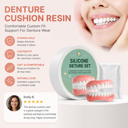 Denture Cushion Resin – Comfortable Custom Fit Support For Denture Wear
