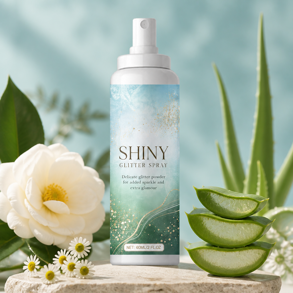 Shiny Glitter Spray – Sparkling Body And Hair Highlight Mist