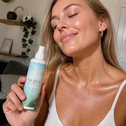 Shiny Glitter Spray – Sparkling Body And Hair Highlight Mist
