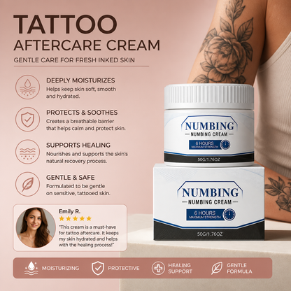 Tattoo Aftercare Moisturizing Cream – Gentle Care For Fresh Inked Skin