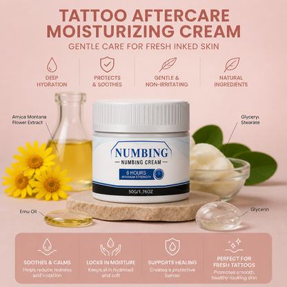 Tattoo Aftercare Moisturizing Cream – Gentle Care For Fresh Inked Skin