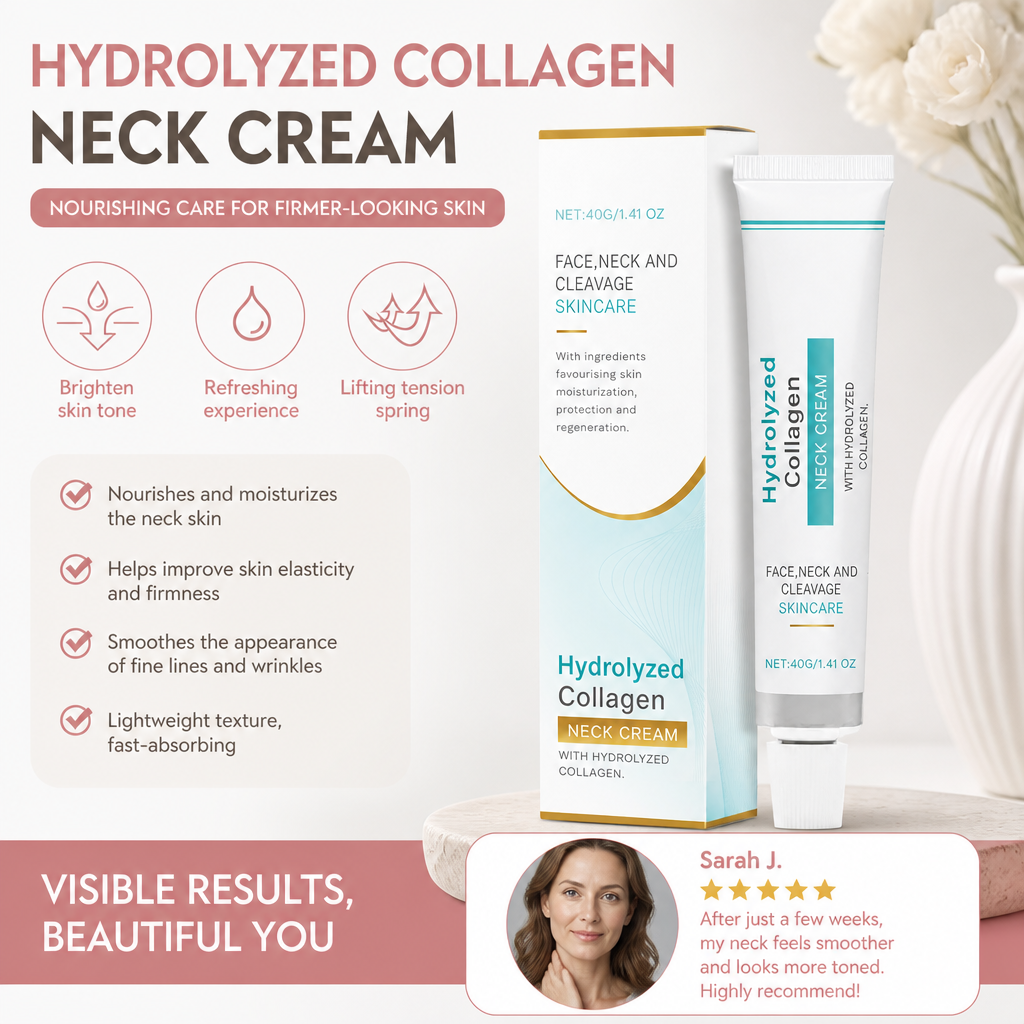 Hydrating Collagen Neck Cream – Smooths the Look of Fine Lines