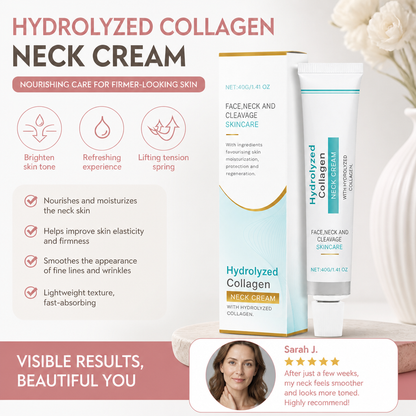 Hydrating Collagen Neck Cream – Smooths the Look of Fine Lines