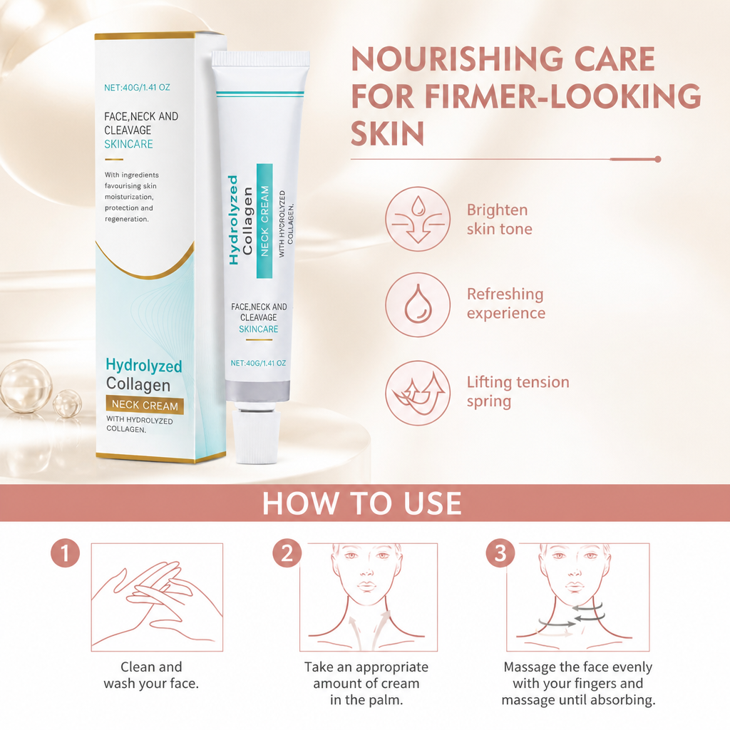 Hydrating Collagen Neck Cream – Smooths the Look of Fine Lines