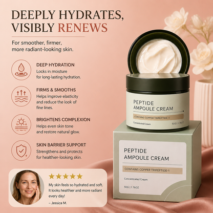 Copper Peptide Face Cream – Deep Hydration & Skin-Firming Care