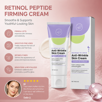Retinol Peptide Firming Cream – Smooths & Supports Youthful-Looking Skin