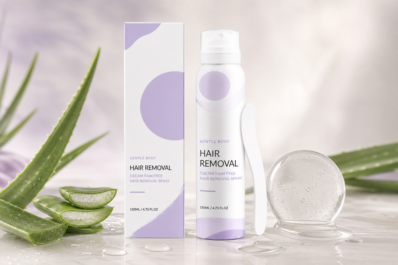 Pain-Free Man Hair Removal Cream key ingredients and gentle formula details