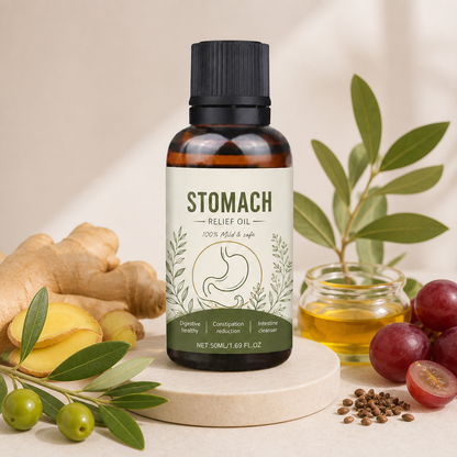 Botanical Abdominal Massage Oil – Nourishing Comfort for Daily Self-Care