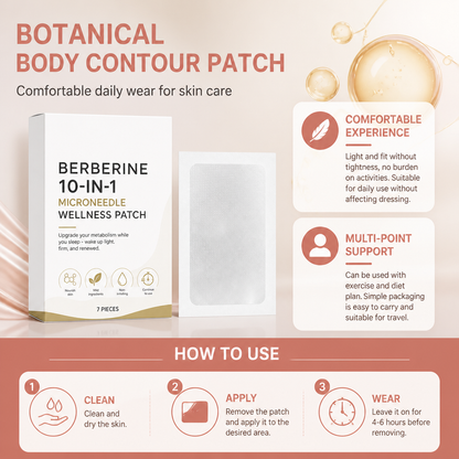 Botanical Body Contour Patch – Comfortable Daily Wear for Skin Care