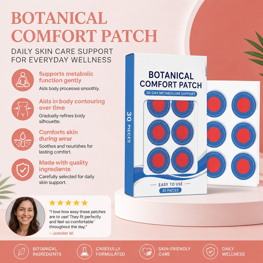 Botanical Comfort Patch – Daily Skin Care Support for Everyday Wellness