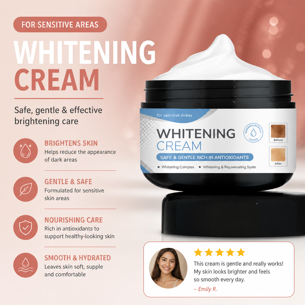 Brightening Sensitive Area Cream – Smooth & Hydrated Skin Care