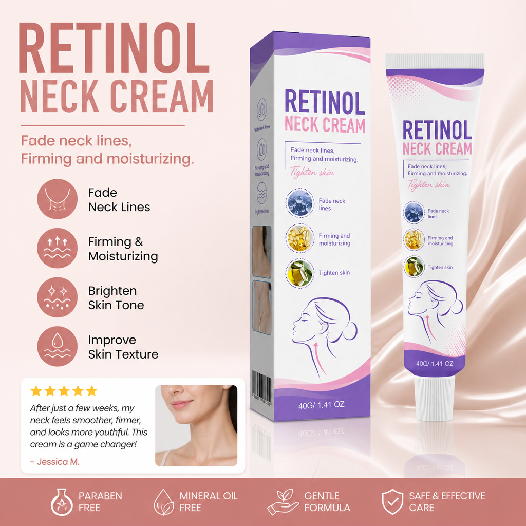 Retinol Neck Cream – Hydrating Formula for a Smoother-Looking Neck