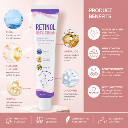 Retinol Neck Cream – Hydrating Formula for a Smoother-Looking Neck