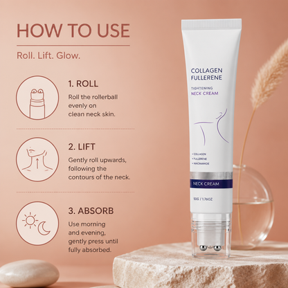 Collagen Neck Roller Serum – Hydrating Formula for a Smoother Neck
