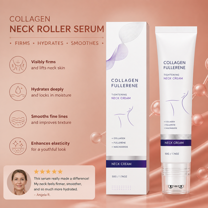 Collagen Neck Roller Serum – Hydrating Formula for a Smoother Neck