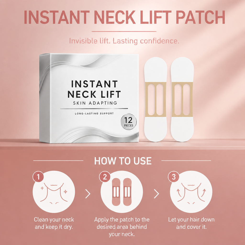 Invisible Neck Lift Tape – Discreet Adhesive Patches for a Firmer Look