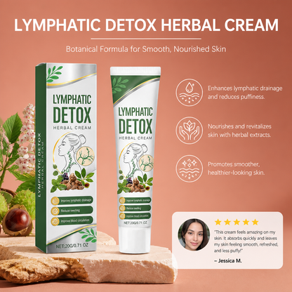 Lymphatic Herbal Body Cream – Botanical Formula for Smooth, Nourished Skin