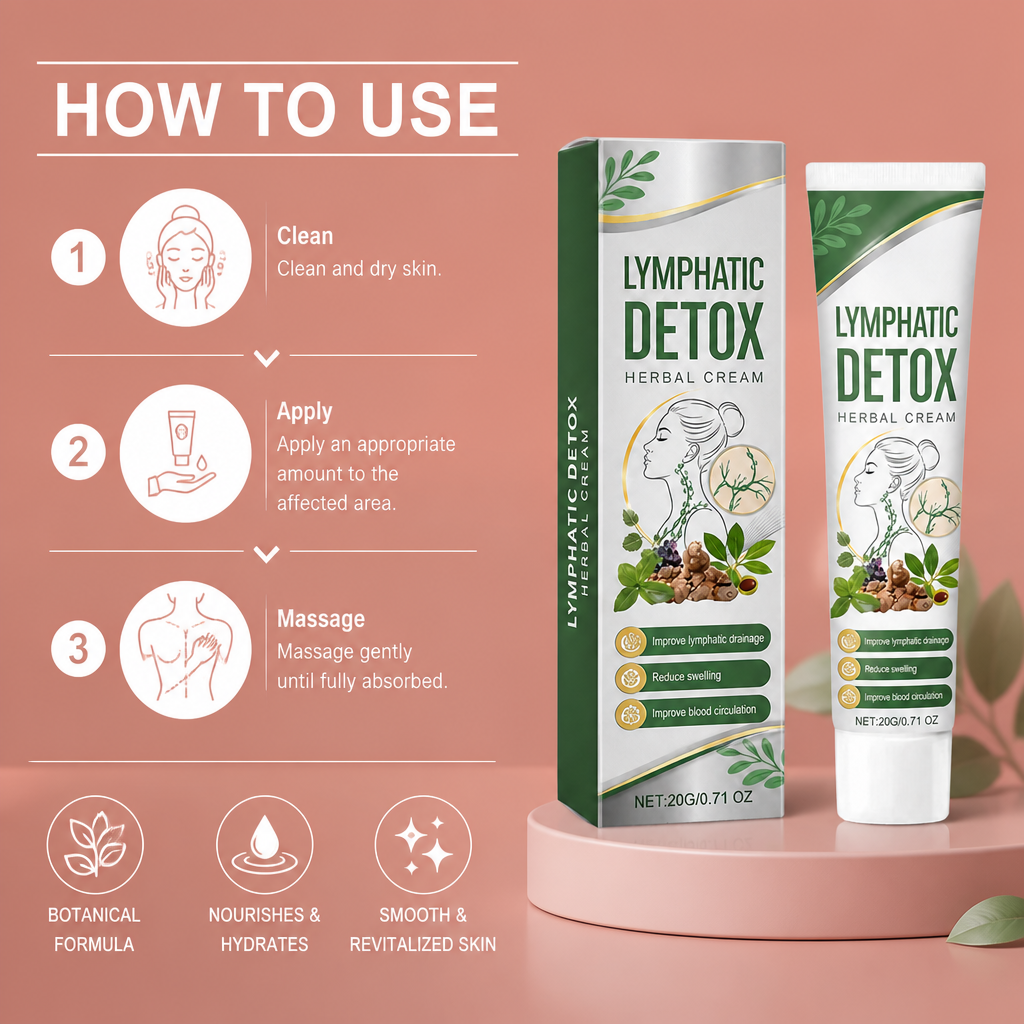 Lymphatic Herbal Body Cream – Botanical Formula for Smooth, Nourished Skin