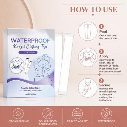 Fashion Double-Sided Clothing Tape Strips for Secure Invisible Hold