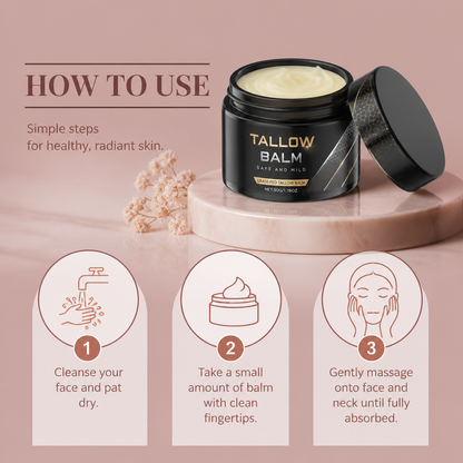 Tallow Balm – Nourishing Collagen Moisturizer For Smooth, Hydrated Skin