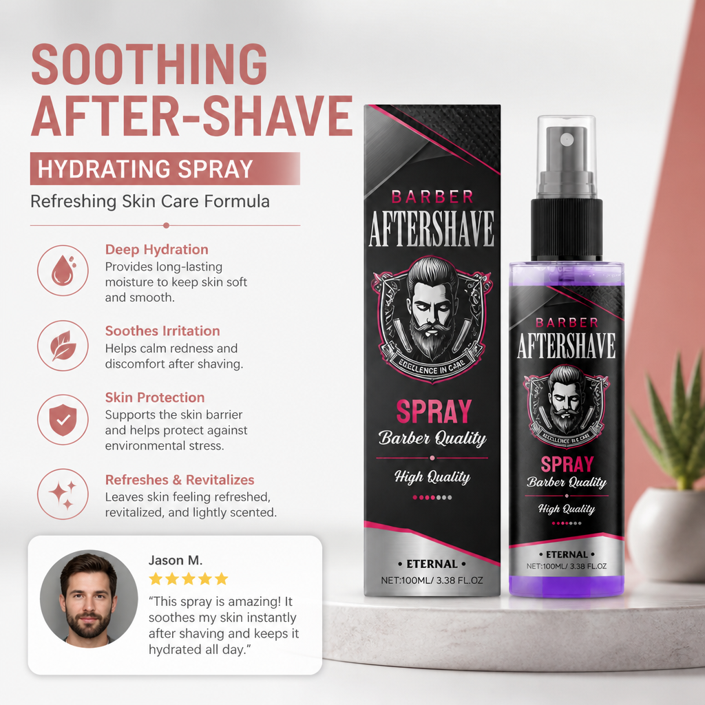 Soothing After-Shave Hydrating Spray – Refreshing Skin Care Formula