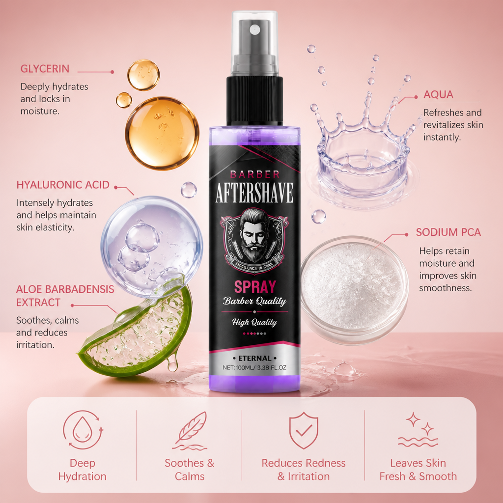 Soothing After-Shave Hydrating Spray – Refreshing Skin Care Formula
