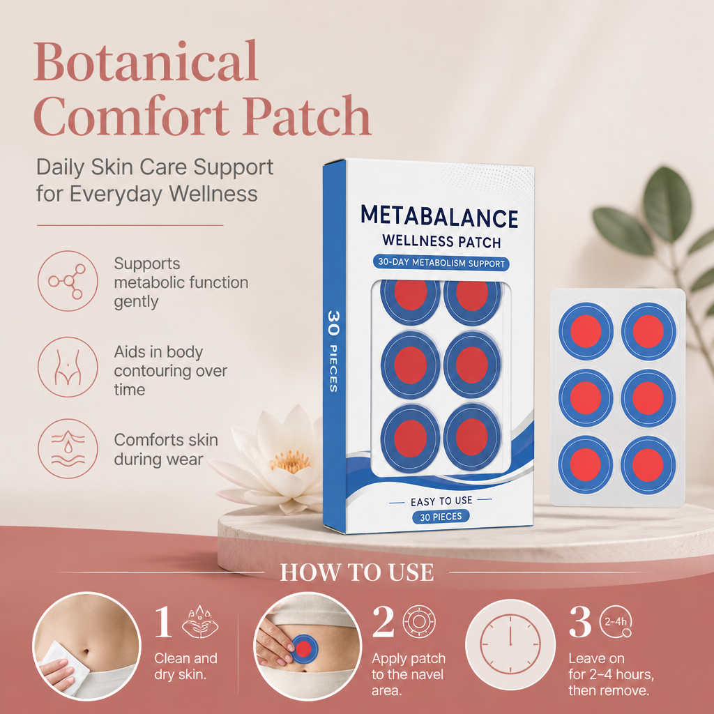 Botanical Comfort Patch – Daily Skin Care Support for Everyday Wellness