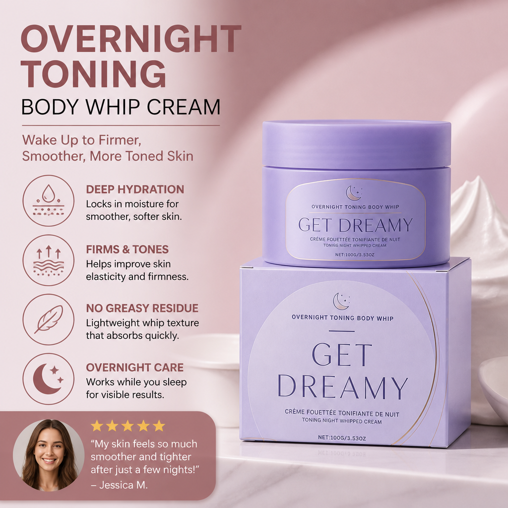 Overnight Body Whip Cream – Nourishing Formula for Soft, Smooth Skin
