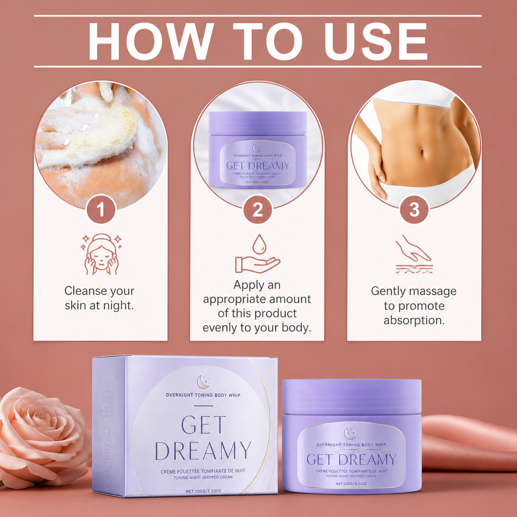 Overnight Body Whip Cream – Nourishing Formula for Soft, Smooth Skin