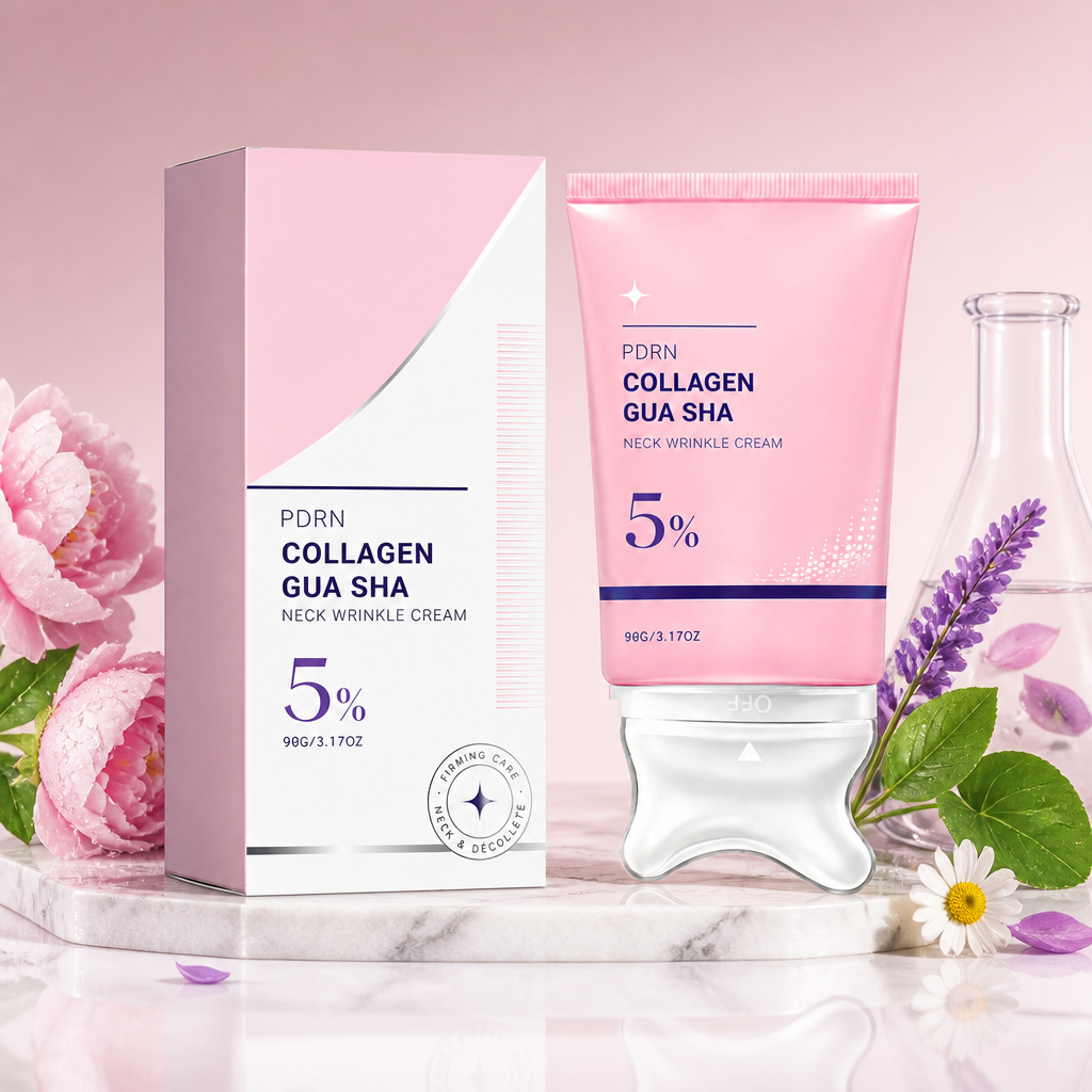Collagen Neck Cream with Massage Applicator – Hydrates & Smooths Neck Skin