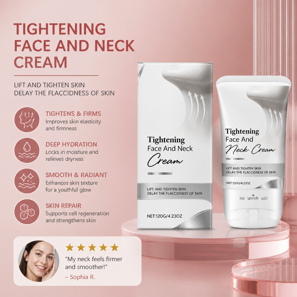 Firming Face & Neck Cream with Niacinamide for Smooth, Hydrated Skin