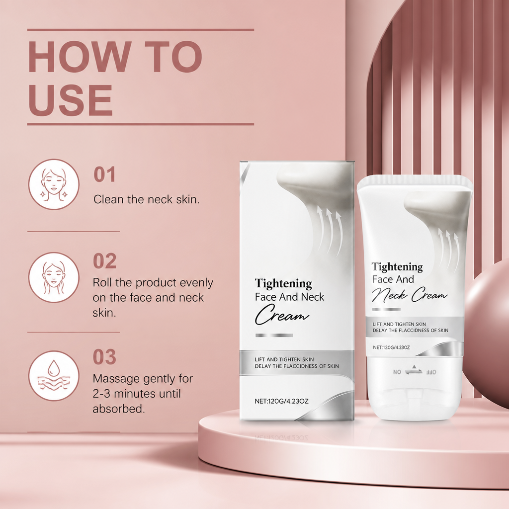 Firming Face & Neck Cream with Niacinamide for Smooth, Hydrated Skin