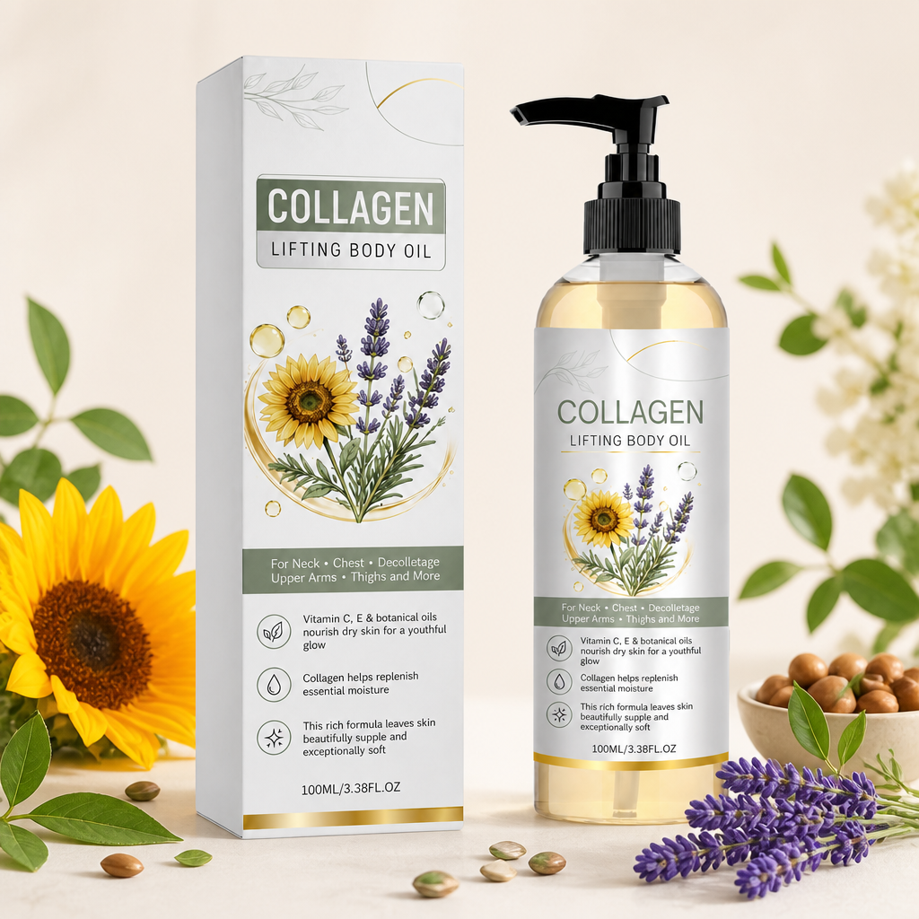 Collagen Body Oil – Lightweight Formula for Smooth, Hydrated Skin