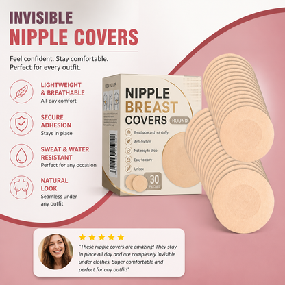 Invisible Adhesive Nipple Covers – Lightweight Comfort for Smooth Coverage