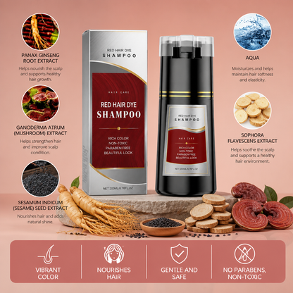 Nourishing Hair Dye Shampoo for Vibrant Color and Soft Hair