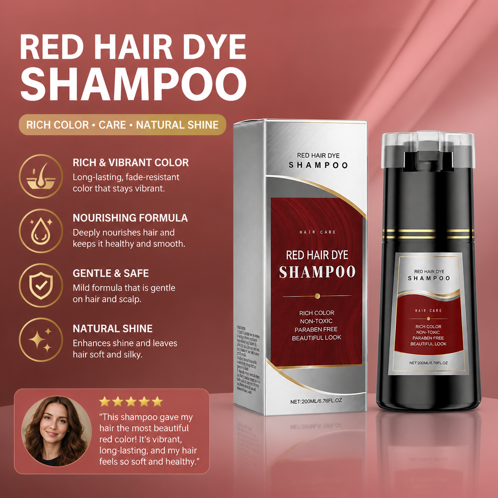 Nourishing Hair Dye Shampoo for Vibrant Color and Soft Hair