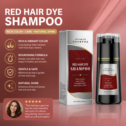 Nourishing Hair Dye Shampoo for Vibrant Color and Soft Hair