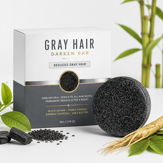 Charcoal Darkening Shampoo Bar for Refreshed Hair Color