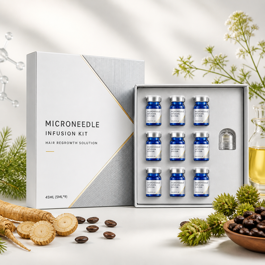 Microneedle Scalp Serum Kit for Nourishing Hair Care