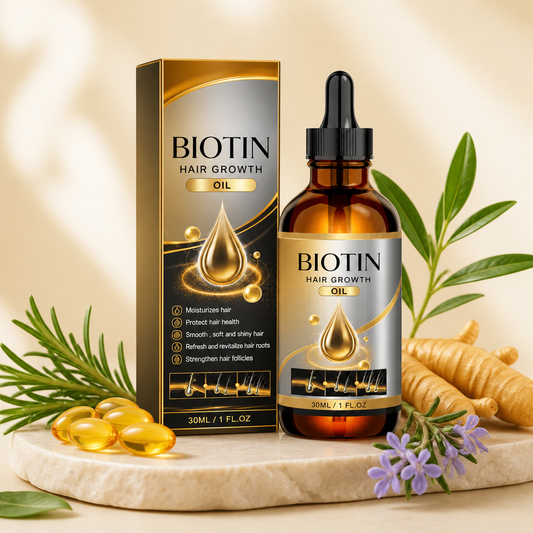 Biotin Hair Growth Oil for Nourished and Healthy-Looking Hair